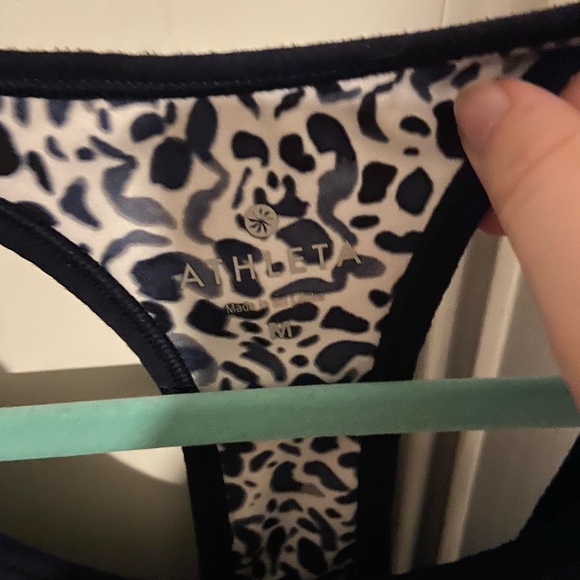 Athleta Mix Inversion Navy Tank - Picture 5 of 7